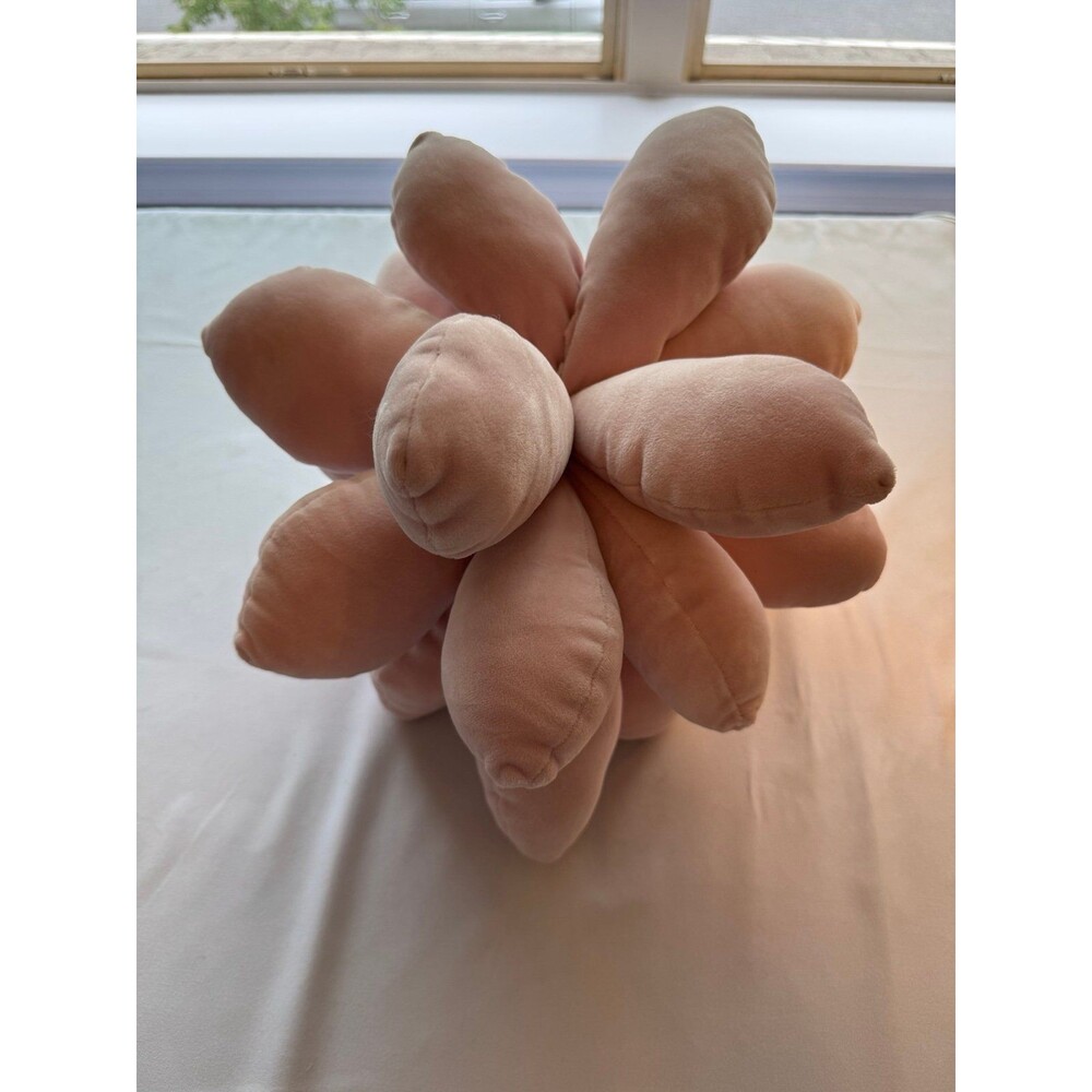 Peachy Pink Plush Pillow, Bedtime Accessory, Kid’s Stuffed Toys, Entertainment